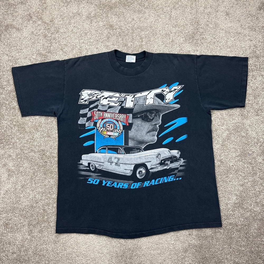 Vintage 1998 Richard Petty Nascar Single Stitch T Shirt XL